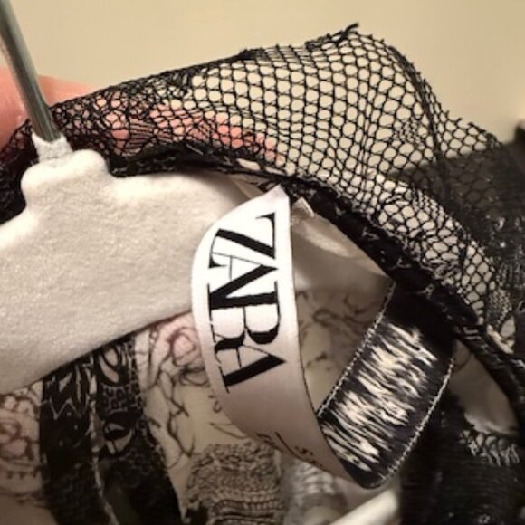 ​Limited Edition 2022 Spring Season Zara Combined Lace Dress - XXL - Picture 5 of 8